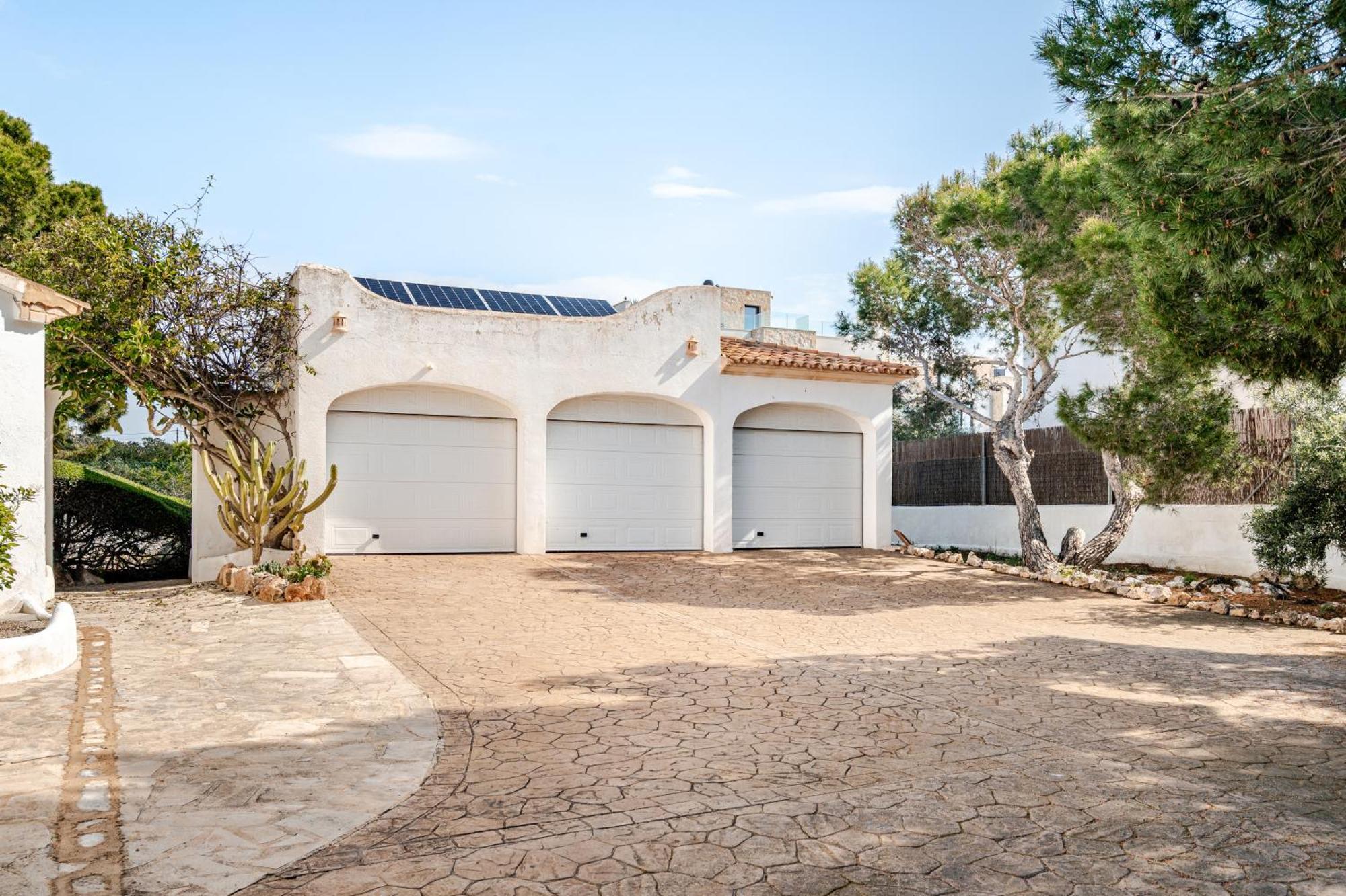 Gigantische Villa Mit Meerblick, Panoramablick & Pool-Oase Cala Pi  Bagian luar foto